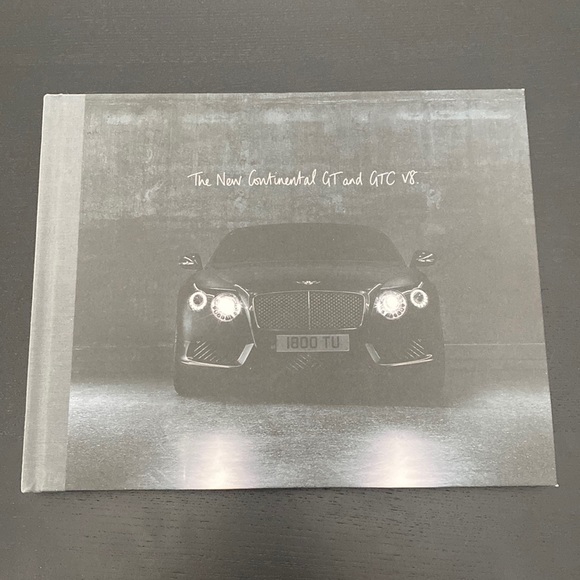 The New Continental GT and GTC V8 Bentley Book - Picture 1 of 9